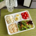 MEP-LT-5  (10″ x 8″ Sugarcane 5 Compartment Lunch Tray – 500 ct.)